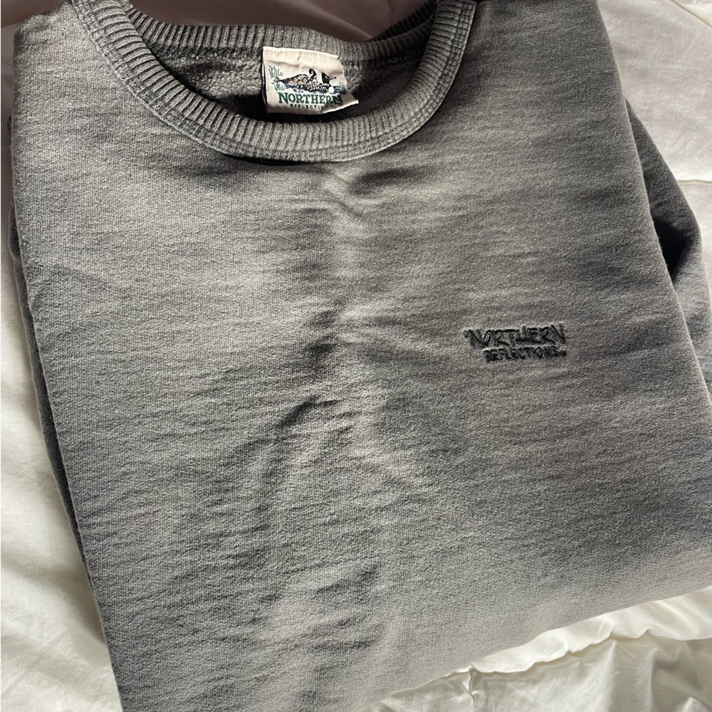 Northern Reflections Gray Crewneck